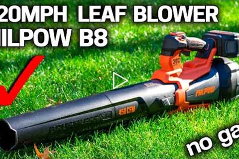 120MPH Cordless Leaf Blower TESTED - Fiilpow B8