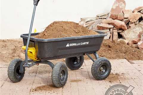 Dump Your Wheelbarrow for the Family Handyman Approved Gorilla Carts Dump Cart