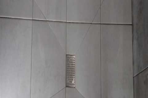 Wet room tiling