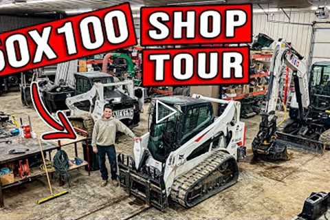 50X100 SHOP TOUR WITH ALEX NICKENS [ON SITE FUEL, SALT BINS, GARAGES]