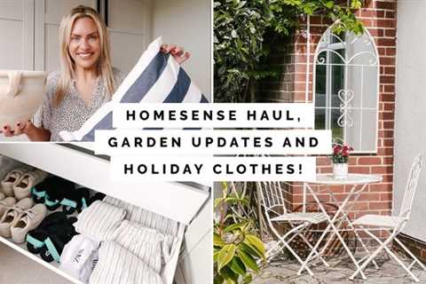 HOMESENSE SUMMER GARDEN  HAUL | NEW GARDEN FURNITURE AND A HOLIDAY CLOTHING HAUL – All Left..