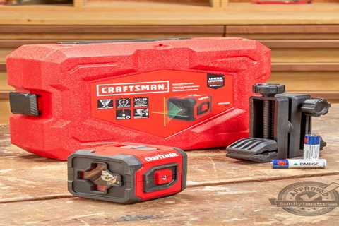 The Family Handyman Approved Craftsman Crossline Laser Level Is a Valuable Addition to Your Toolbox