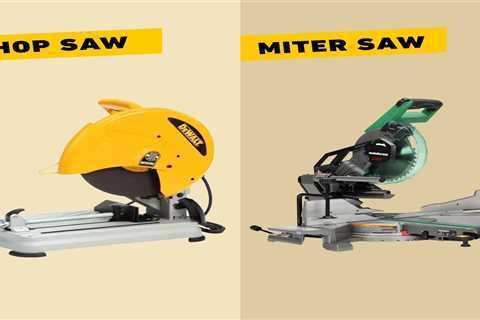 Chop Saw vs Miter Saw: What's the Difference?