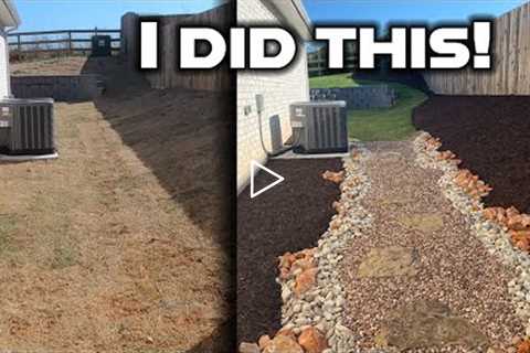 Teacher creates shocking lawn & landscaping transformation on summer break by himself! You can..
