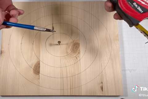 Here’s an Easy Way to Draw a Perfect Circle with Your Tape Measure
