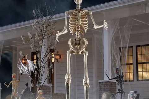 The Home Depot 12 Foot Skeleton Is Back for Halloween 2022