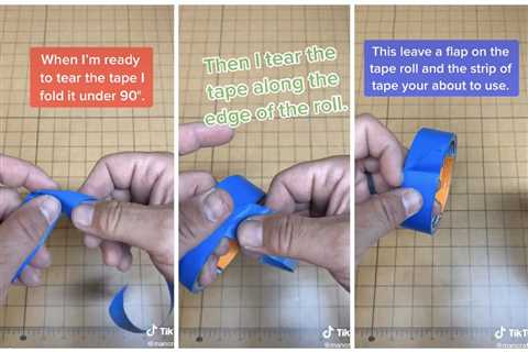 TikTok Hack Makes Tearing Tape Easier
