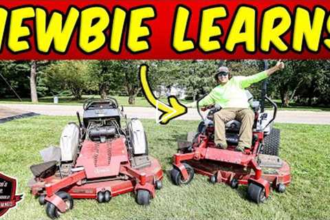 TRAINING DAY! 3 SIMPLE TECHNIQUES To MASTERING A Mower