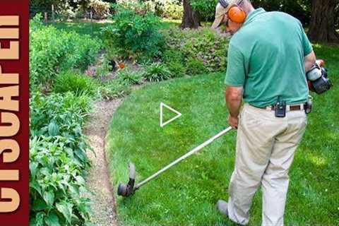 EDGING GARDENS with  WEEDWACKER | STRING TRIMMER