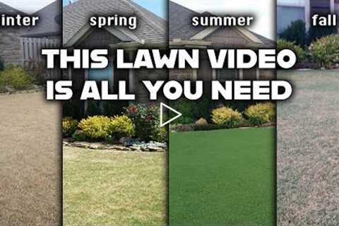 A Beginner's Yearly Lawn Care Guide to Improving or Maintaining a Beautiful, Green Bermudagrass Lawn