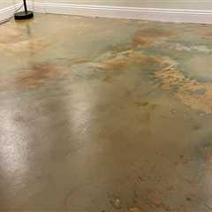 What is stained concrete called?