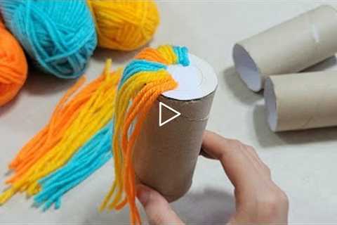 Amazing Idea! Transforms into useful items using discarded toilet tissue roll. DIY Upcycle Hack