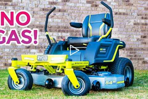 Ryobi 54 Electric Zero Turn Mower Review!