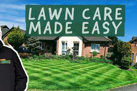5 SIMPLE steps to a PERFECT lawn - lawn care for beginners