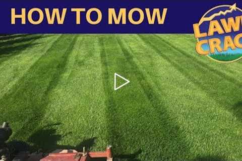 How to Mow a Lawn | Professional Lawn Mowing Tutorial | How to Mow, Edge, Trim, & Blow |..