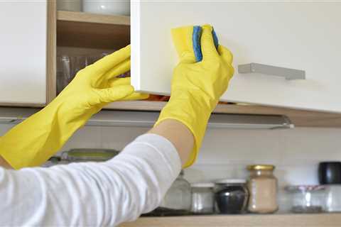 How To Clean Sticky Grease Off Kitchen Cabinets