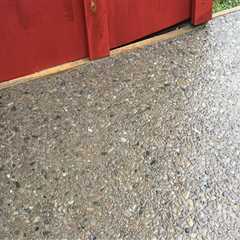 How do you select an aggregate for concrete?