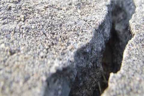 Should you repair cracks in concrete?