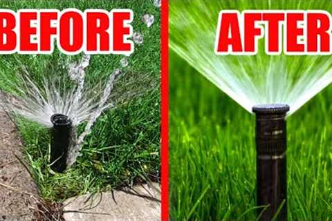 Sprinkler Repair Quick and Easy