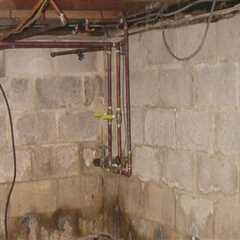 Can a basement wall be waterproofed from the inside?