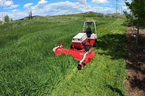 Ventrac 4500Z w/ 72 FastCut Flail Mower - Mowing 2''''-3'''' Tall Grass