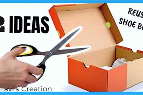 Shoe Box reuse Idea | Shoe box Recycling Ideas | Shoe Box Organizer | Diy Organizer