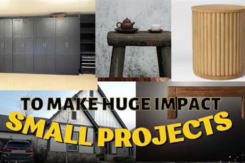 Small Home Projects that make a big impact | DIY home