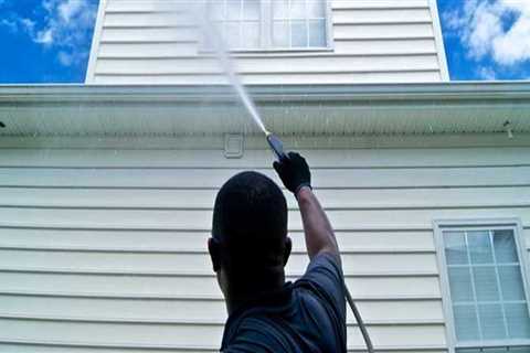Can you power wash instead of scraping paint?