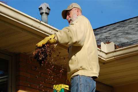 Can do gutter cleaning affects your garage lock and door?