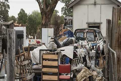 How do you clean a junky yard?
