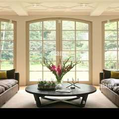 French Doors in Living Room and Dining Room