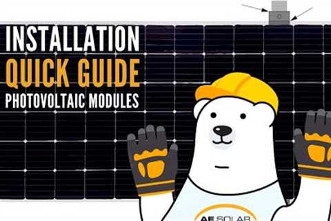 INSTALLATION GUIDE | Precautions when installing the photovoltaic module