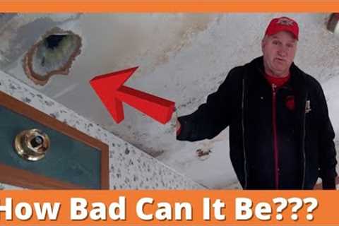 Mobile Home Ceiling Water Damage