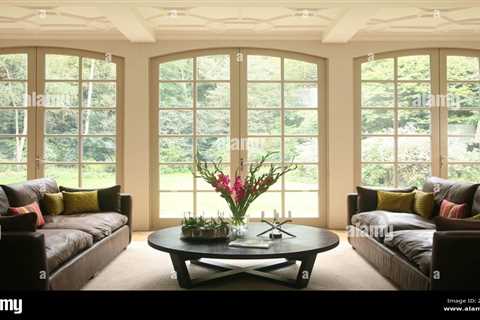 French Doors in Living Room and Dining Room
