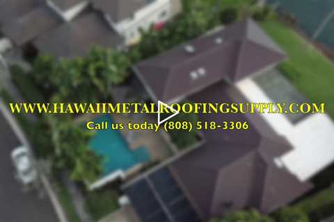 A Colonial Brown Shake Roof by Hawaii Metal Roofing Supply