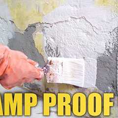 DAMP PROOF AND WALL REPAIRING - How To Repair Water Damaged Wall ^_^