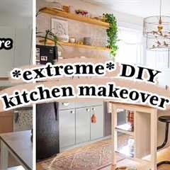 DIY Kitchen Renovation On A Budget | We Renovated Our *ENTIRE* Rental Kitchen | My Rental Reno S3 E9