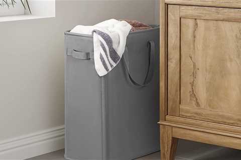 This Sleek, Slim $18 Laundry Hamper Is a Must-Have for Super Small Spaces