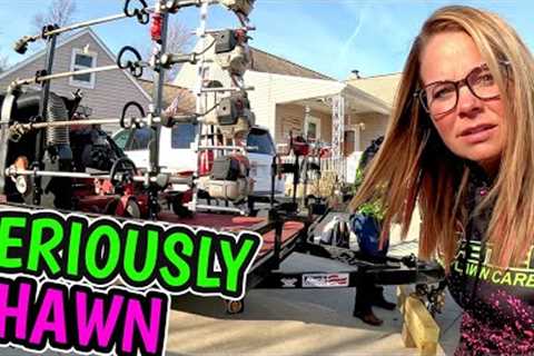 Lawn Care Trailer Setup 2023 | It Went Horribly WRONG FAST!