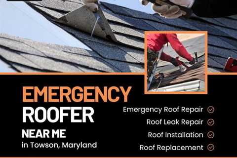 Emergency Roofer in Towson MD Now on Pinterest