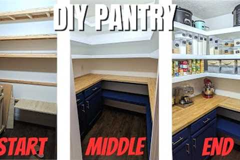 DIY Pantry Makeover | Organize, Modern, Storage, & Ideas