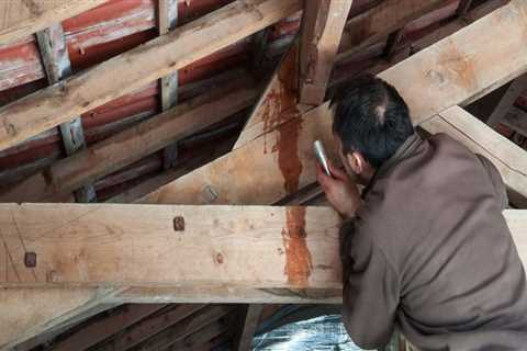 How do you seal a leaking roof leak?
