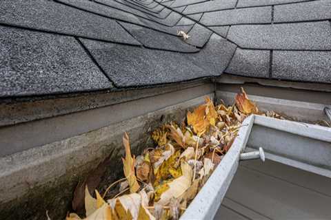 Can clogged rain gutters cause ceiling leaks?