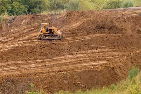 What is land clearing in construction?