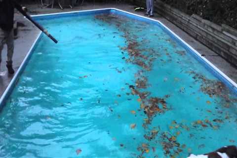 How to remove debris from pool?