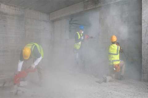 How long does construction dust stay in the air?