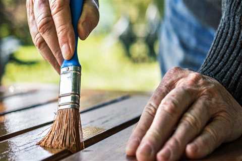 Are wood stains waterproof?