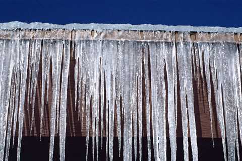 Can you get an ice dam on a flat roof?