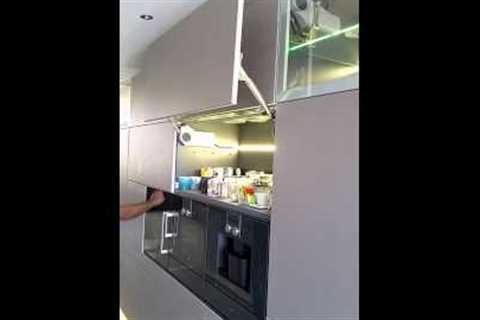 NEOLITH Kitchen Cabinet Cladding Shines with Blum Automated Technology