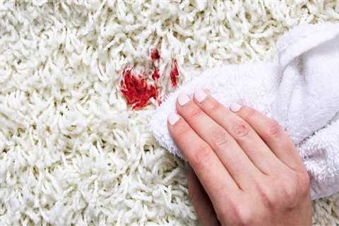 How to Easily Get Rid of Blood Stains from Carpets and Upholstery